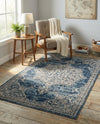 Mykonos Manor Collection Area Rug -  Tinos (Blue) Rectangle Blue  lifestyle 25