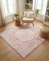 Cambridge Classics Collection Area Rug -  Pembroke (Pink) Square Pink  lifestyle 55
