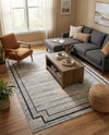 Serenity Sands Collection Area Rug -  Hushhaven Rectangle Gray  lifestyle 21