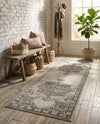 Mykonos Manor Collection Area Rug -  Tinos (Ivory) Runner Ivory  lifestyle 67