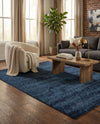 Studio Haven Collection Area Rug -  Gallery (Navy Blue) Rectangle Navy Blue  lifestyle 37