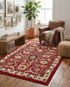 Tabriz Tapestry Collection Area Rug - Sahand (Red) Rectangle Red  lifestyle 12