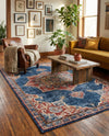 Eden Oasis Collection Area Rug -  Tranquility (Dark Blue) Rectangle Dark Blue  lifestyle 18