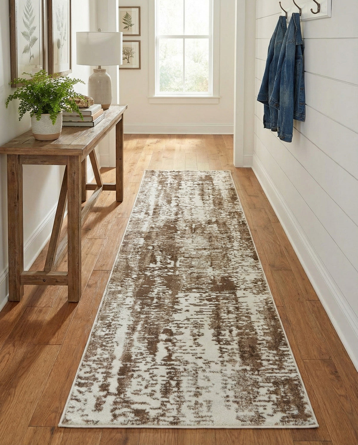 Coastal Haven Collection Area Rug -  Pelican Runner Ivory  lifestyle 132