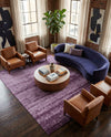 Studio Haven Collection Area Rug -  Gallery (Violet) Rectangle Violet  lifestyle 18