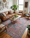 Zahara Oasis Collection Area Rug -  Fez Rectangle Blue  lifestyle 25