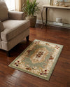 Versailles Elegance Collection Area Rug -  Louveciennes (Green) Rectangle Green  lifestyle 15