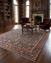 Bazaar Chic Collection Area Rug -  Tangier Rectangle Navy Blue  lifestyle 17