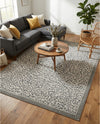 Savannah Sojourn Collection Area Rug - Serengeti Rectangle Gray  lifestyle 7