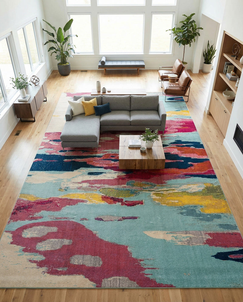 Marrakesh Elegance Collection Area Rug -  Skhirat Rectangle Pink  lifestyle 23