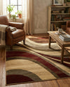 Bistro Lounge Collection Area Rug -  Frappe Rectangle Beige  lifestyle 21