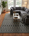 Urban Oasis Rugs Collection Area Rug -  Boulevard (Charcoal Gray) Rectangle Charcoal Gray  lifestyle 8