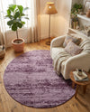 Studio Haven Collection Area Rug -  Gallery (Violet) Round Violet  lifestyle 64