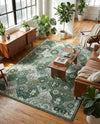 Brighton Terrace Collection Area Rug -  Rottingdean (Green) Rectangle Green  lifestyle 12