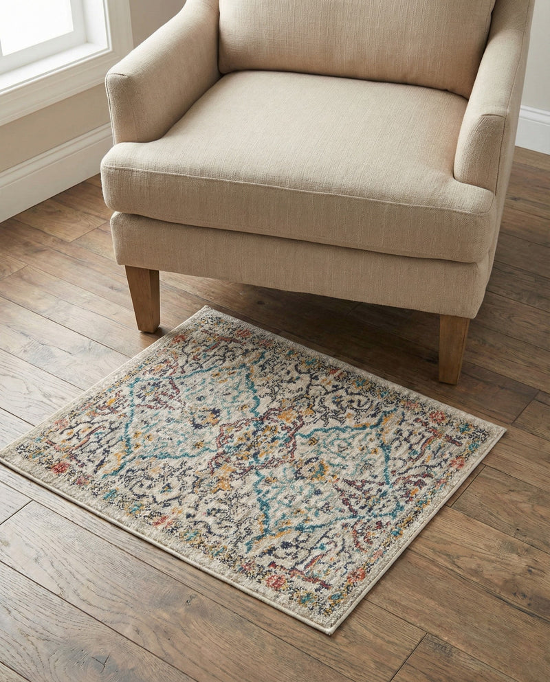 Seville Stripes Collection Area Rug -  Malaga (Ivory) Rectangle Ivory  lifestyle 26