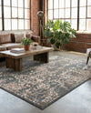 Gobi Sands Collection Area Rug - Dunhuang Rectangle Gray  lifestyle 35