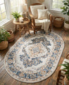 Cambridge Classics Collection Area Rug -  Magdalene (Cream) Oval Cream  lifestyle 36
