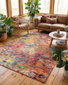 Colorburst Oasis Collection Area Rug -  Azura Rectangle Multi  lifestyle 13