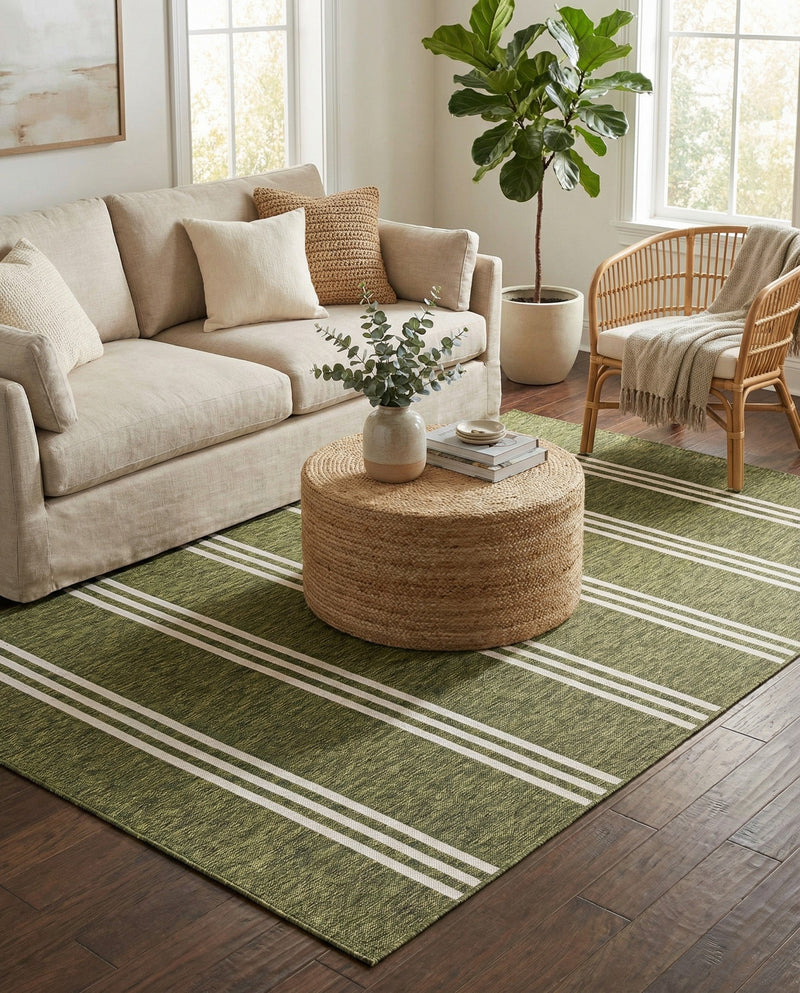 Urban Oasis Rugs Collection Area Rug -  District (Green) Rectangle Green  lifestyle 20