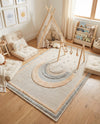 Wonder Tykes Collection Area Rug -  Frolicfield Rectangle Multi  lifestyle 7