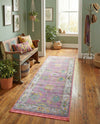 Arcadia Rugs Collection Area Rug - Eden (Pink) Runner Pink  lifestyle 59