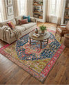 Patio Heritage Collection Area Rug -  Sanctuary Rectangle Multi  lifestyle 10