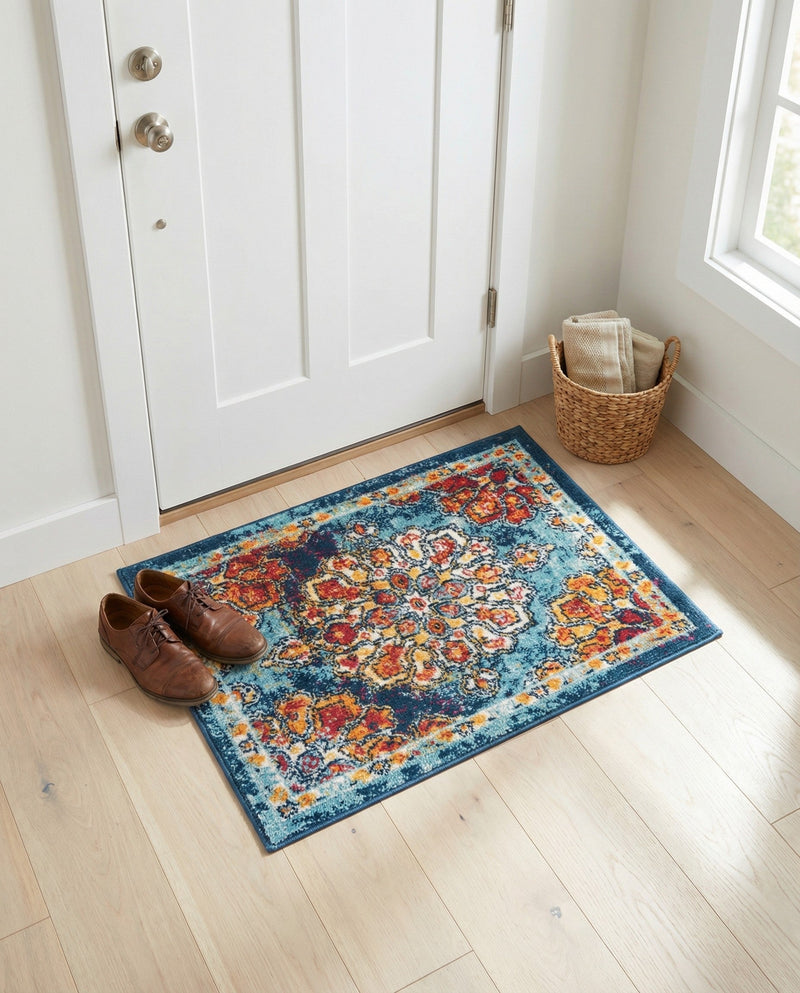 Beverly Grove Collection Area Rug - Melrose (Multi) Rectangle Multi  lifestyle 30