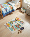 Wonder Tykes Collection Area Rug -  Splatter Rectangle Multi  lifestyle 3