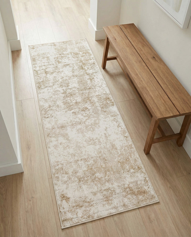 Luminara Sands Collection Area Rug - Elysium (Sand) Runner Sand  lifestyle 76