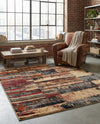 Neptune Elegance Collection Area Rug - Triton Square Multi  lifestyle 75