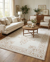 Sanctuary Retreat Collection Area Rug - Haven Rectangle Snow White  lifestyle 8
