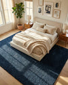 Plush Oasis Collection Area Rug - Serenity (Sapphire Blue) Rectangle Sapphire Blue  lifestyle 31