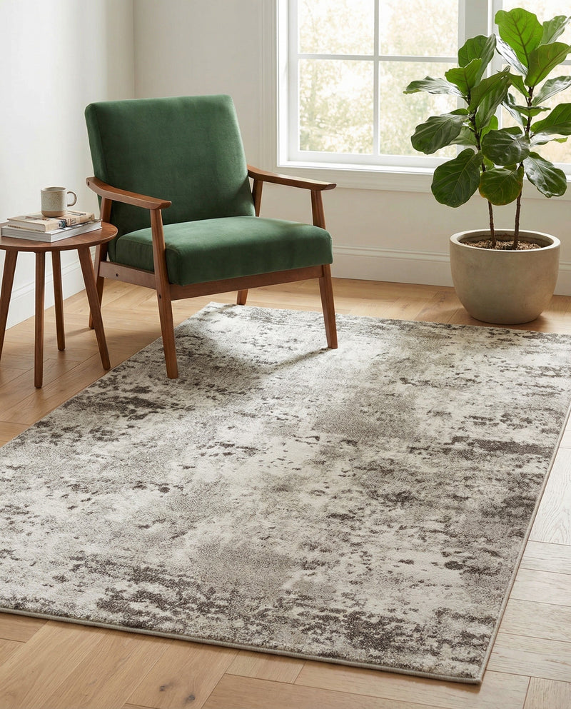 Luminara Sands Collection Area Rug - Elysium (Stone Gray) Rectangle Stone Gray  lifestyle 25