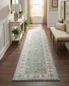 Adriana Terrace Collection Area Rug -  Positano (Aqua) Runner Aqua  lifestyle 66