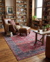 Zahara Oasis Collection Area Rug -  Ouarzazate Rectangle Antique Red  lifestyle 6