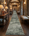 Sahara Essence Collection Area Rug - Oasis (Green) Runner Green  lifestyle 73
