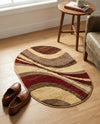 Bistro Lounge Collection Area Rug -  Frappe Oval Beige  lifestyle 39