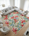 Outdoor Marrakesh Collection Area Rug -  Midelt Square Multi  lifestyle 73