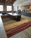 Bistro Lounge Collection Area Rug -  Cortado Rectangle Beige  lifestyle 16