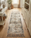 Coastal Manor Collection Area Rug -  Oceanfront Runner Blue Beige  lifestyle 39