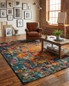 Marrakesh Elegance Collection Area Rug -  Larache Rectangle Multi  lifestyle 15