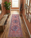 Zahara Oasis Collection Area Rug -  Essaouira Runner Rust Red  lifestyle 61