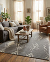 Metro Heights Collection Area Rug -  Madison Rectangle Gray  lifestyle 29