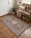 Tribal Terrace Treasures Collection Area Rug -  Incan Isle (Brown) Rectangle Brown  lifestyle 34