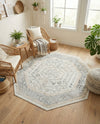 Adriana Terrace Collection Area Rug - Capri (Ivory) Octagon Ivory  lifestyle 33