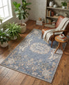 Heritage Harbor Collection Area Rug -  Seabreeze Rectangle Harbor Blue  lifestyle 48