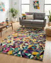 Marrakesh Elegance Collection Area Rug -  Toubkal Rectangle Multi  lifestyle 15