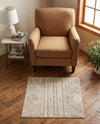 Cascade Range Collection Area Rug - Hood (Ivory) Rectangle Ivory  lifestyle 32