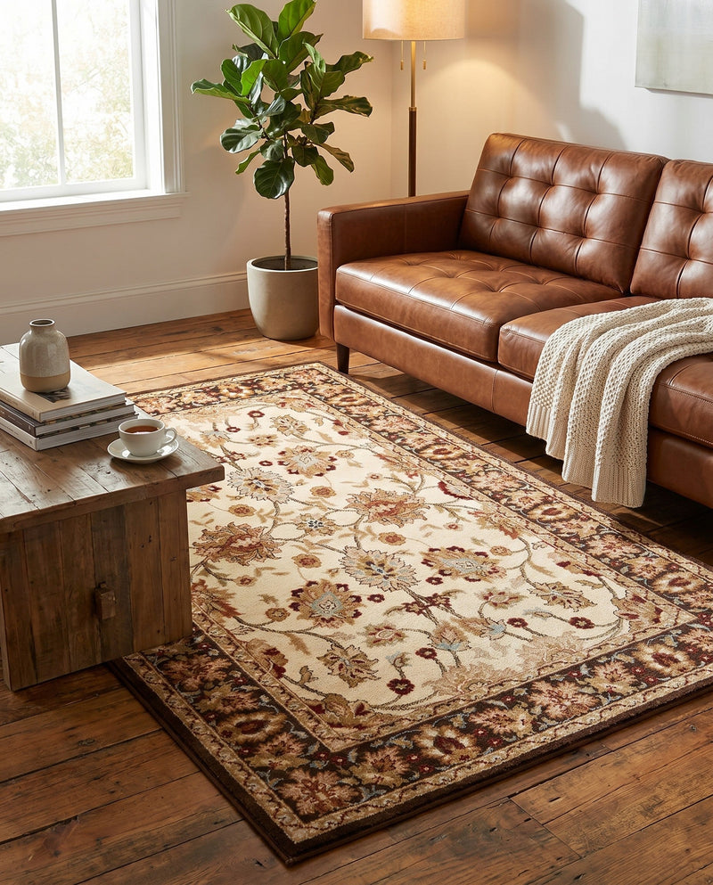 Jaipur Elegance Collection Area Rug -  Jal Rectangle Cream  lifestyle 14