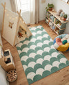 Wonder Tykes Collection Area Rug - Sparklewood Rectangle Soft Green  lifestyle 30